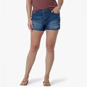 Wrangler Women's High-Rise Vintage Cut-Off Denim Short Size 12/31